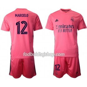 Real Madrid Marcelo 12 Børn Udebane Fodboldsæt 2020-21 S/S (+ Korte bukser)